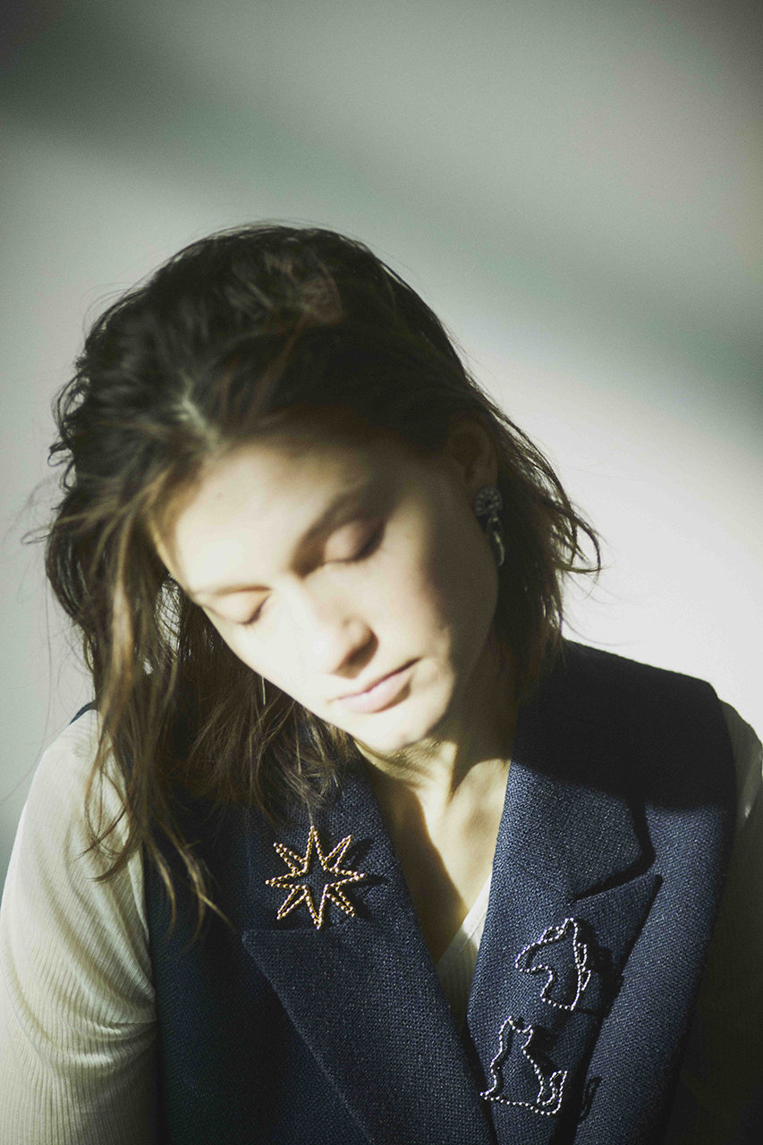 ADER.bijoux(アデル ビジュー)｜CUTSTEEL スターブローチ/ゴールド の