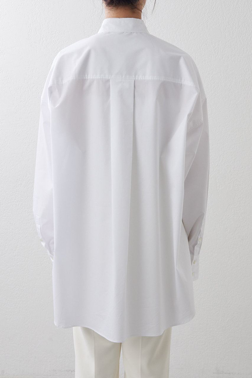 Whim Gazette(ウィム ガゼット)｜ロゴシシュウオーバーシャツ/オフ