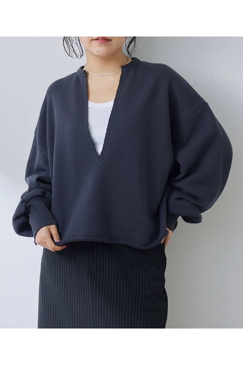 Whim Gazetteウィムガゼットピグメントロゴウラケプルオーバー Whim