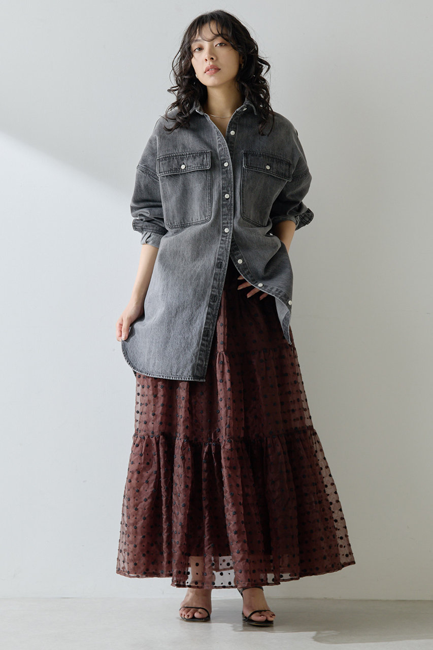 Whim Gazette(ウィム ガゼット)｜コットンヘンプデニムオーバーシャツ