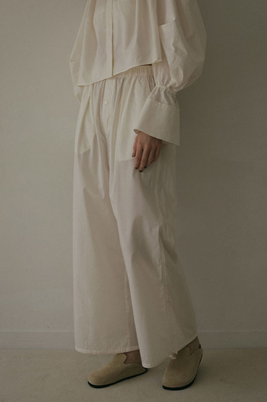 ETRE TOKYO(エトレトウキョウ)｜2wayライトコットンワイドパンツ