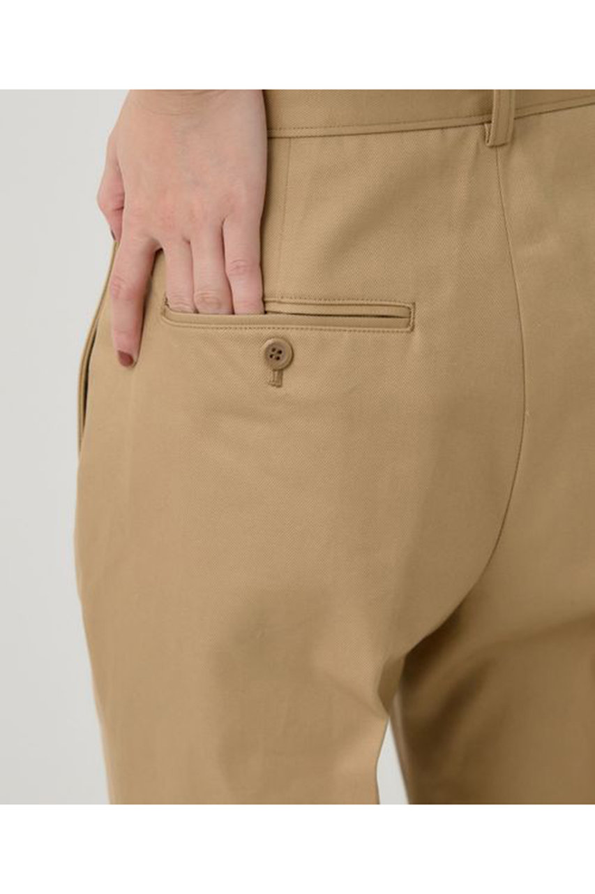 Chaos(カオス)｜2タックチーノパンツ/ベージュ の通販｜ELLESHOP