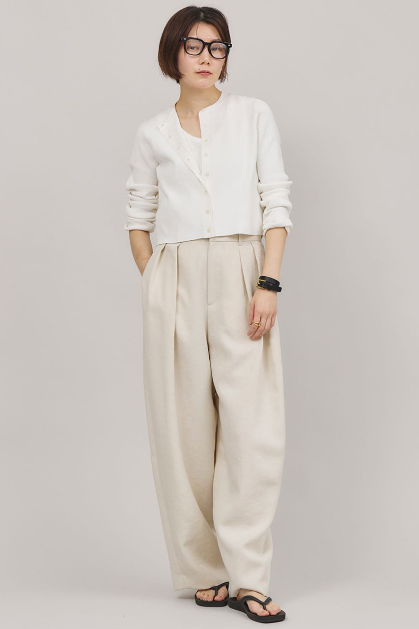 Curensology(カレンソロジー)｜コットンシルクニットカーディガン