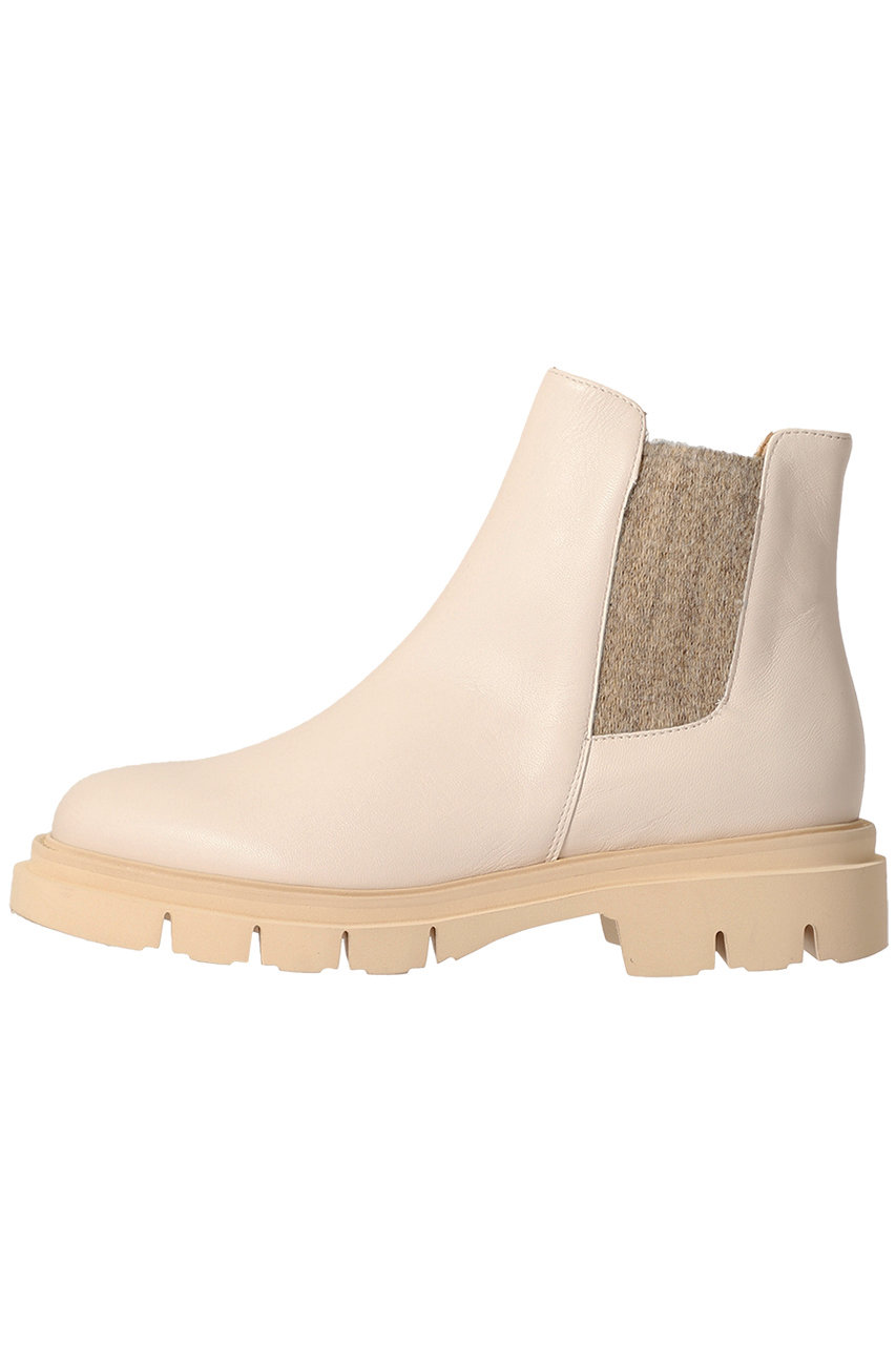 LucaGrossi(ルカ グロッシ)｜サイドゴアショートブーツ/アイボリー の