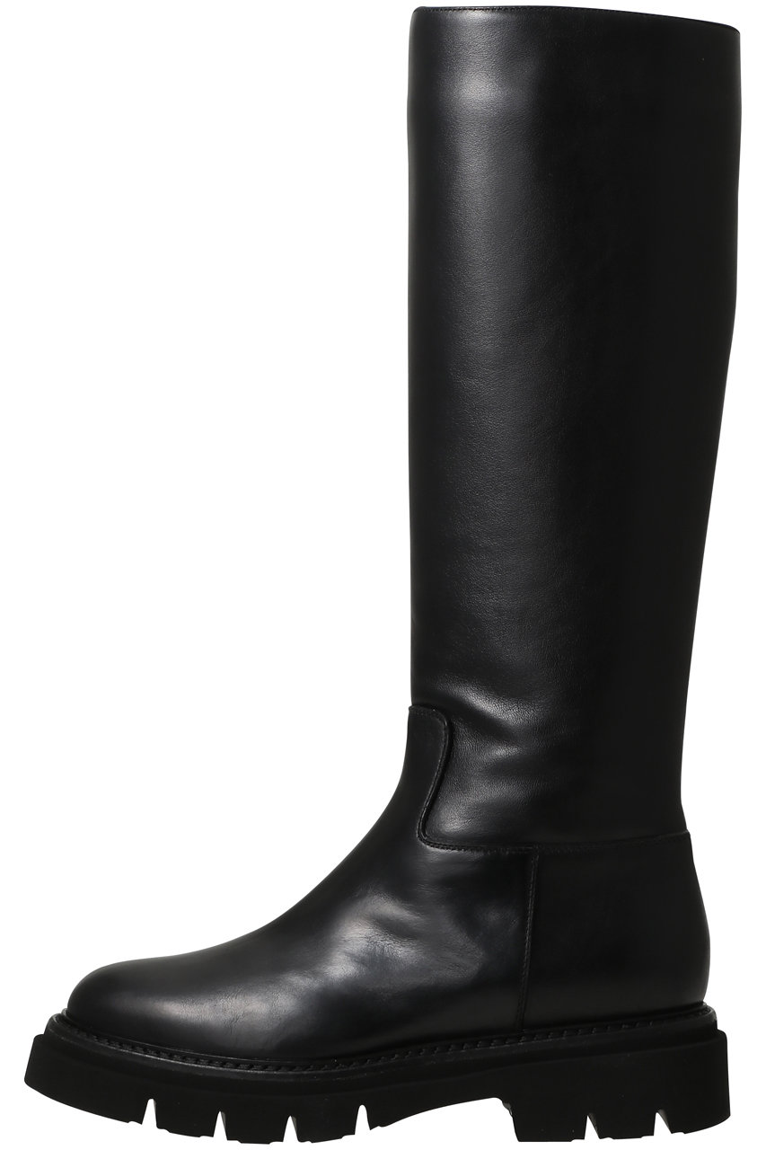 LucaGrossi(ルカ グロッシ)｜厚底ロングブーツ/ブラック の通販