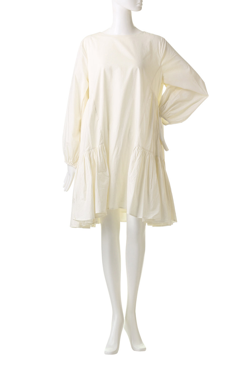 Merlette(マーレット)｜BYWARD ギャザースリーブ ティアードドレス