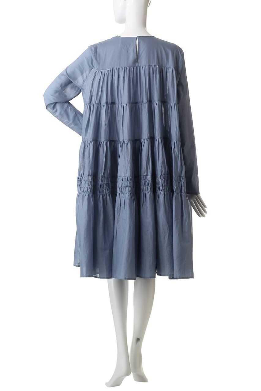 Merlette(マーレット)｜SOLIMAN MIDI ティアードミディドレス/ベージュ