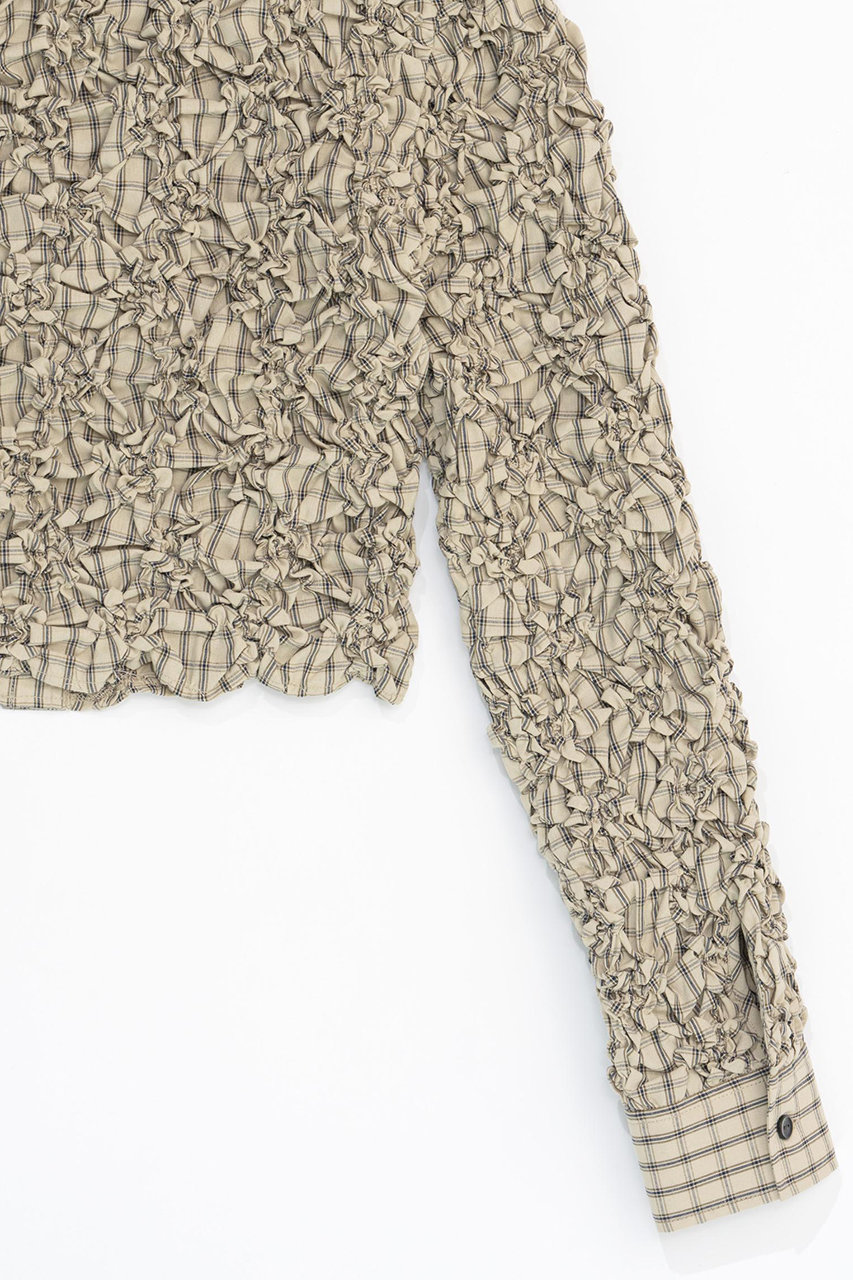 MAISON SPECIAL(メゾンスペシャル)｜Checkered Shirring Short Length