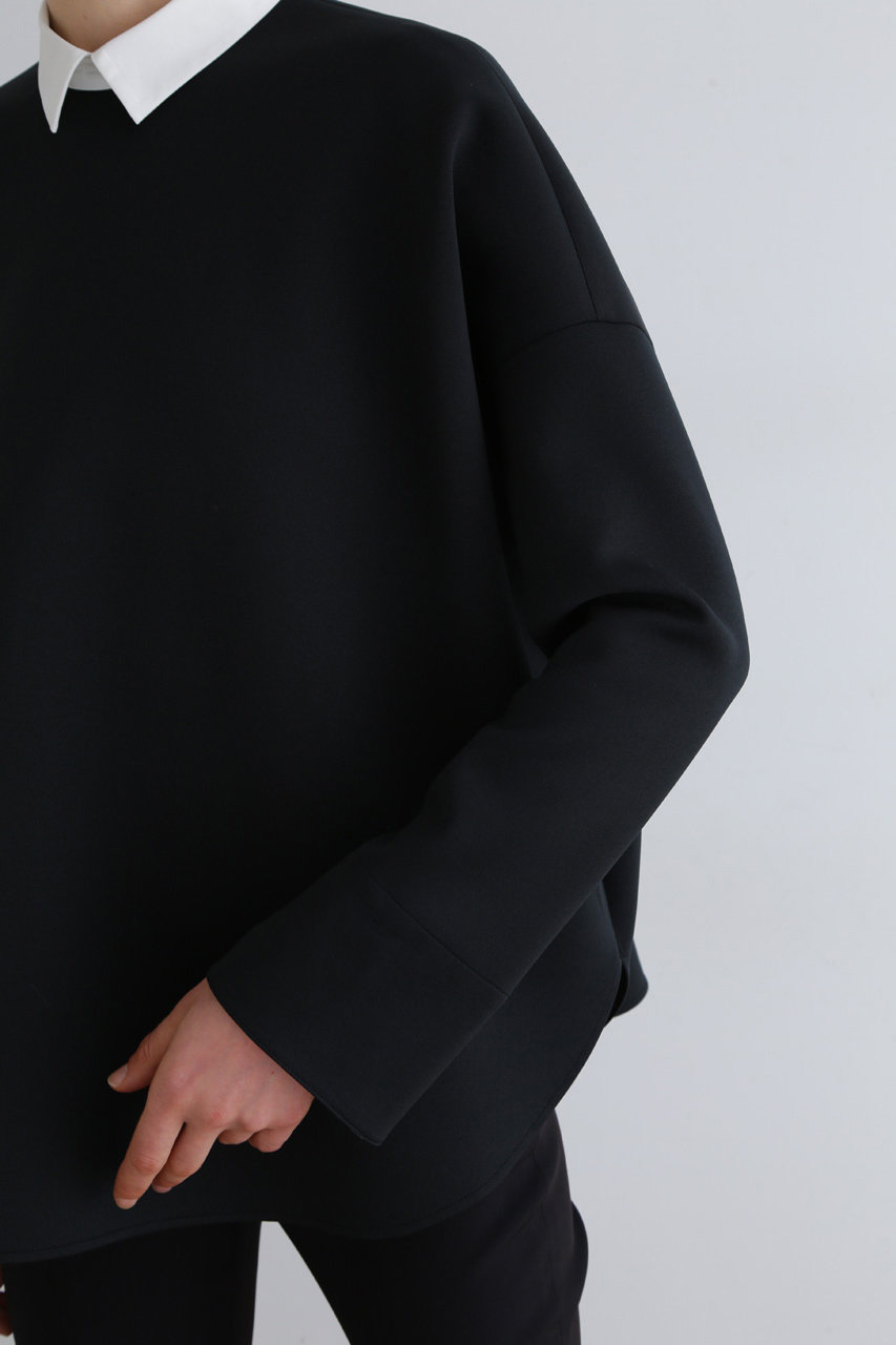 LE PHIL(ル フィル)｜スキューバダンボールブラウス/ブラック の通販