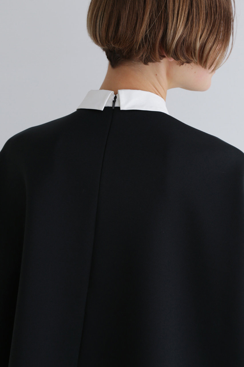 LE PHIL(ル フィル)｜スキューバダンボールブラウス/ブラック の通販