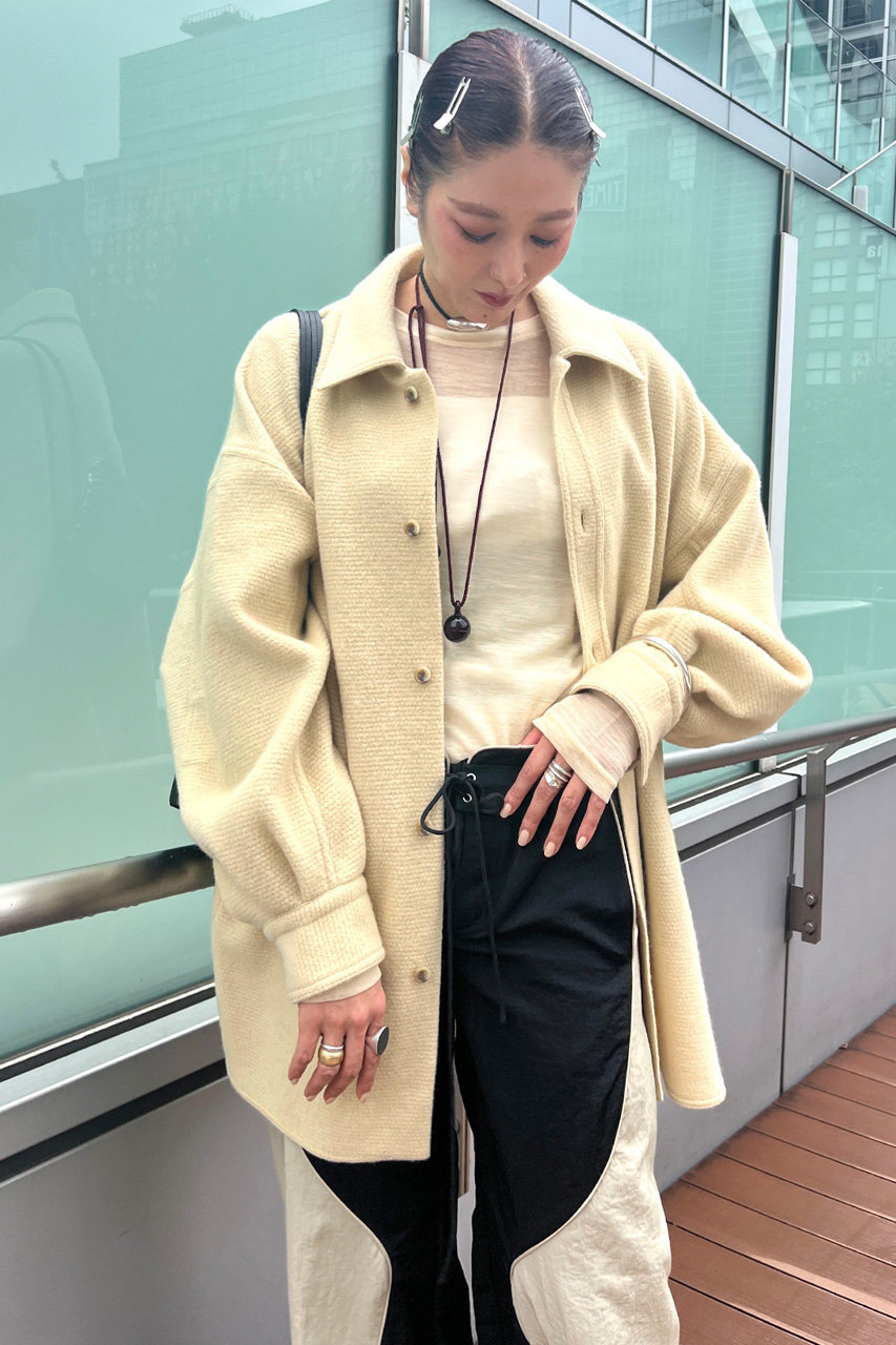 STUNNING LURE(スタニングルアー)｜ブラッシュドウールミドルコート