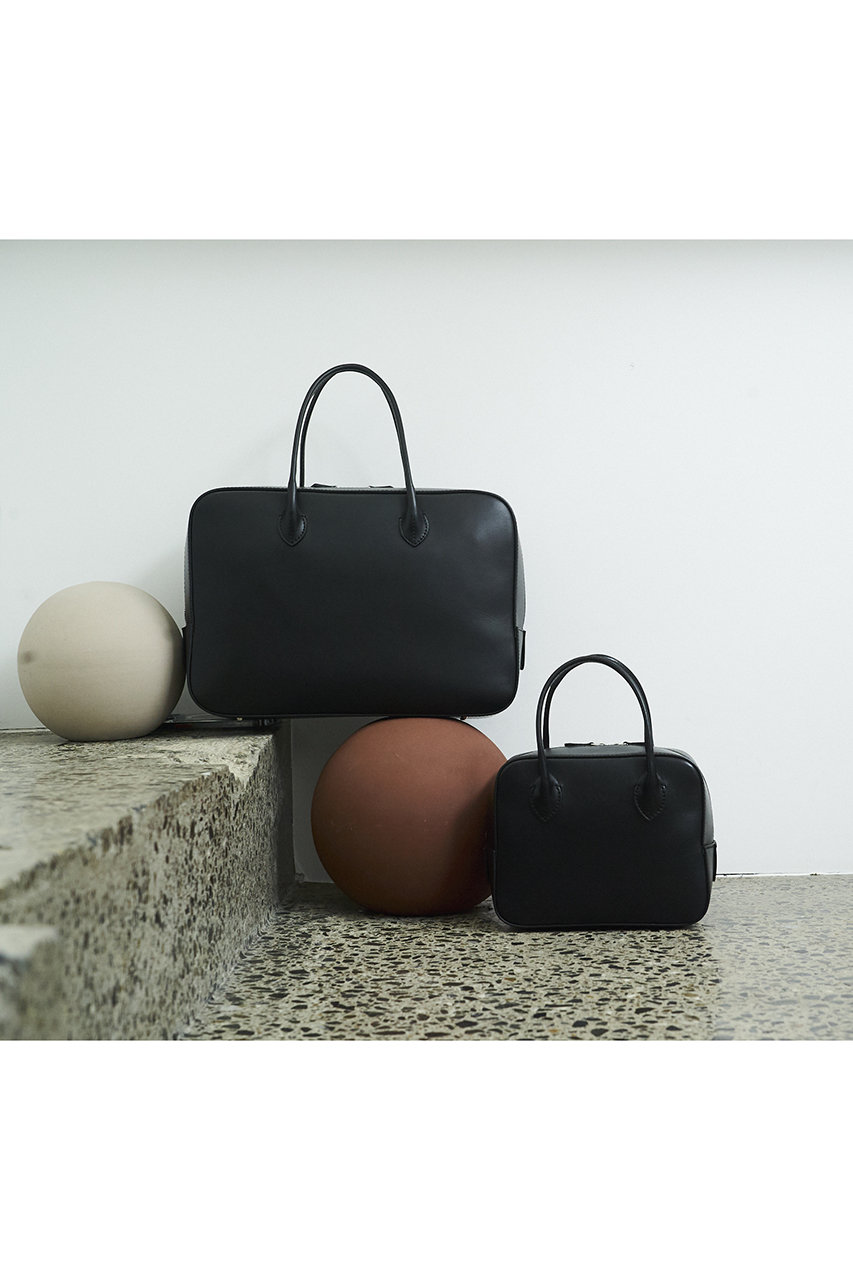 MAISON CANAU(メゾン カナウ)｜SMOOTH BOX-BOSTON(S)/ブラック の通販