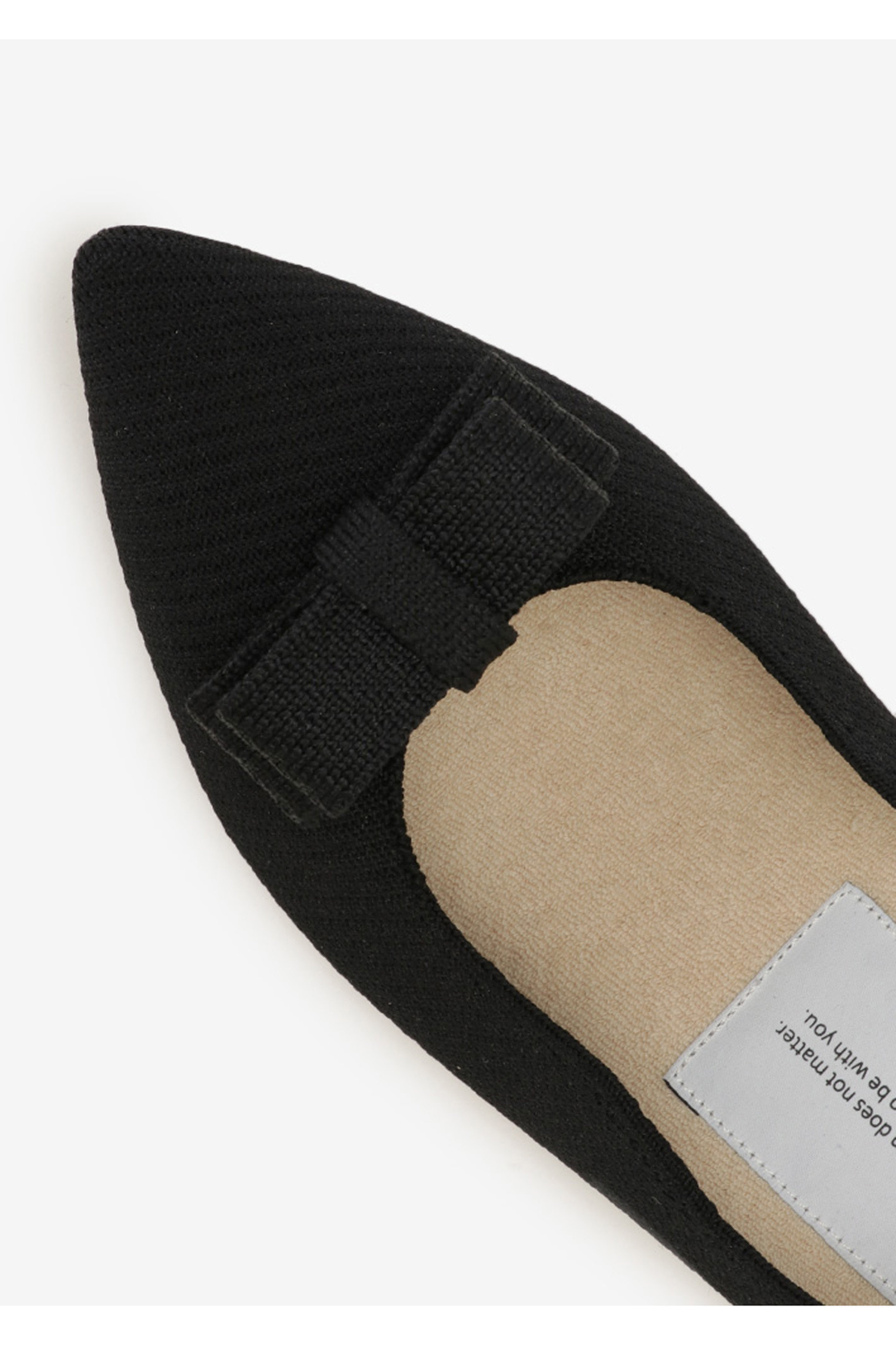 Offen(オッフェン)｜pointed-RUBAN/BLACK の通販｜ELLESHOP・(エル