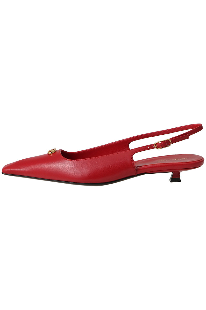 Sergio Rossi(セルジオ ロッシ)｜SURGE スリングバック/ブラック＋