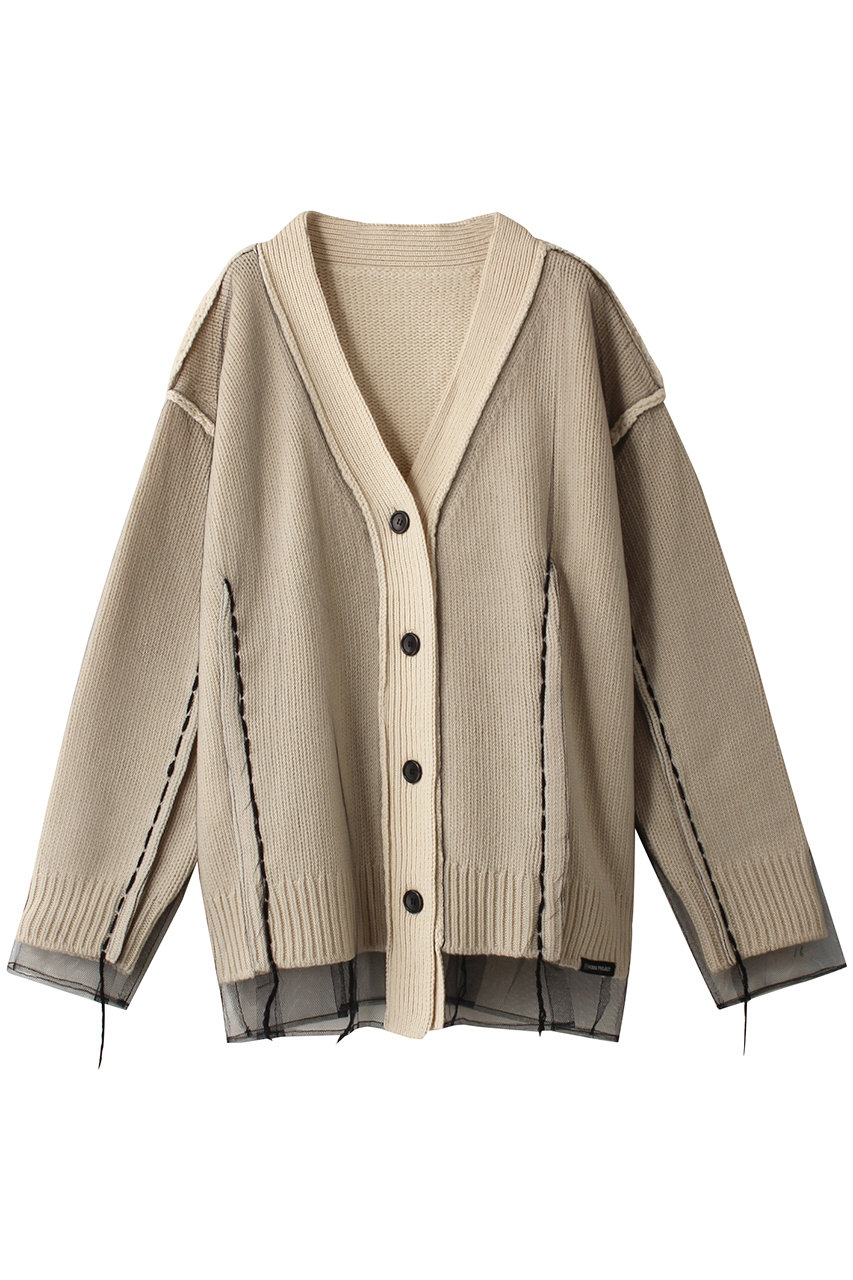 PRANK PROJECT(プランク プロジェクト)｜チュールレイヤードニット