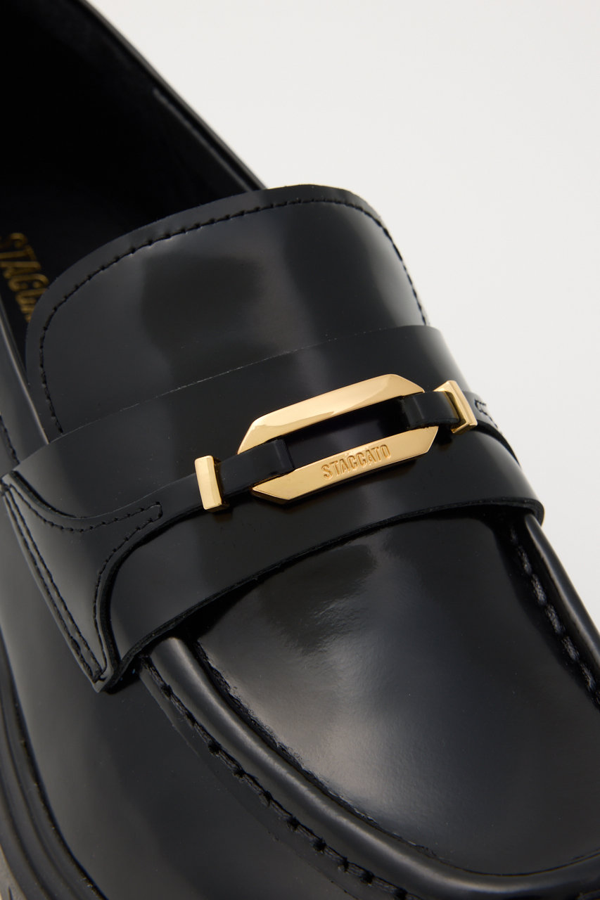 STACCATO(スタッカート)｜フィンタンクソールローファー/ブラック の