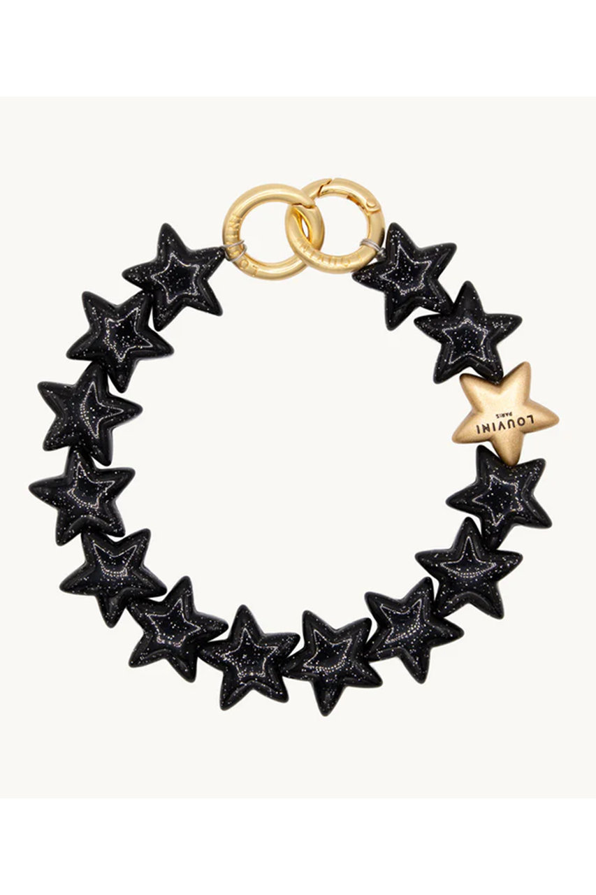 Louvini Paris(ルヴィニ パリ)｜ハンドストラップ PETIT ETOILE/BLACK