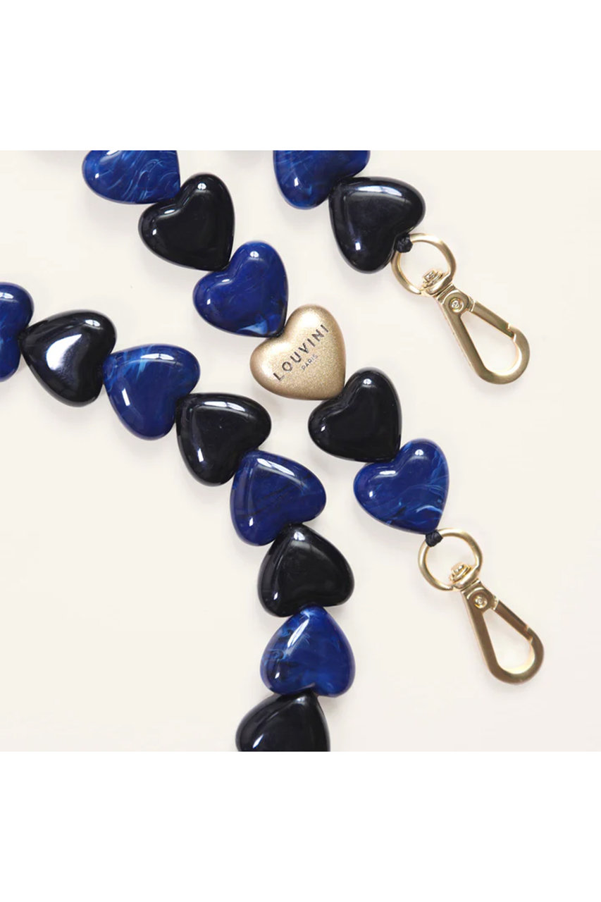 Louvini Paris(ルヴィニ パリ)｜スマホチェーン CUORE/BLACK-NAVY の