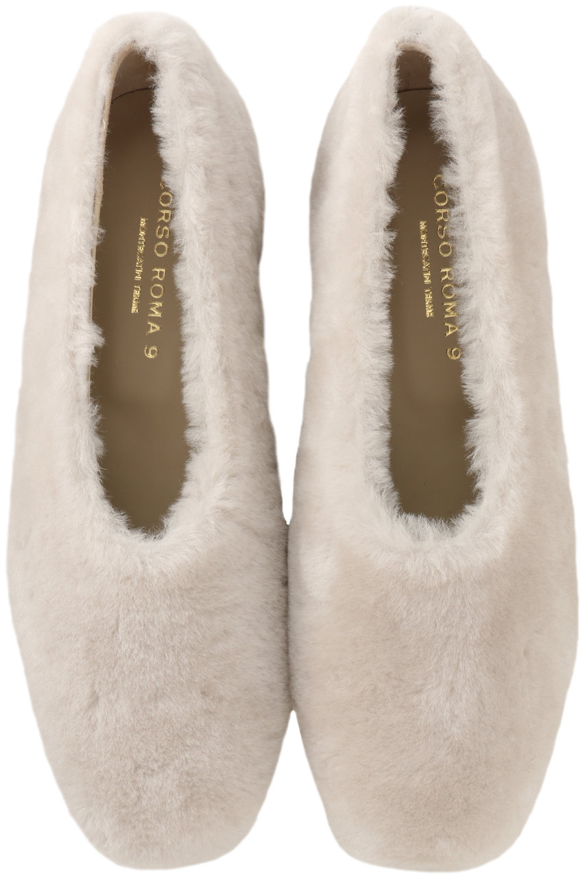 CORSO ROMA 9(コルソローマ ノーヴェ)｜シアリングフラットシューズ