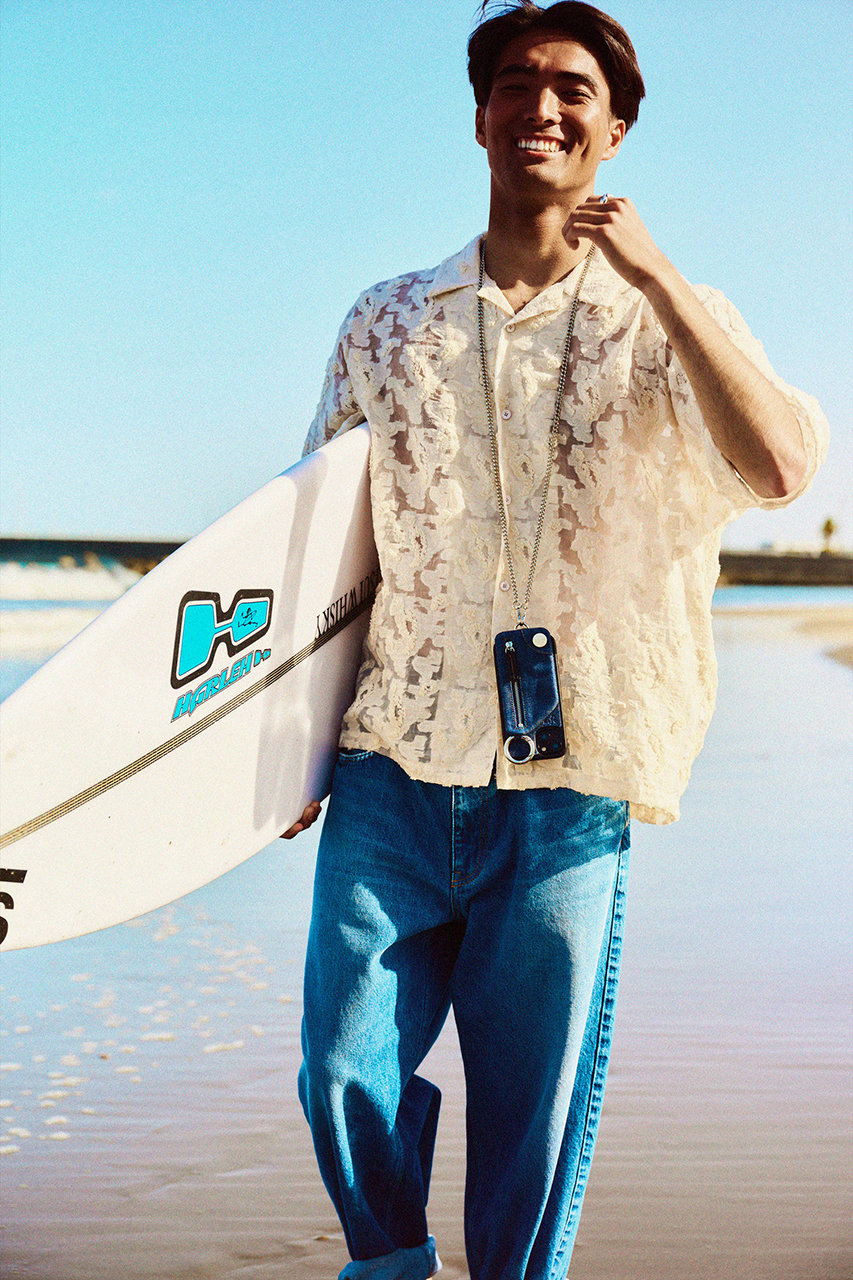 ajew(エジュー)｜【RED CARD TOKYO × ajew】iPhone14/14Pro/インディゴ