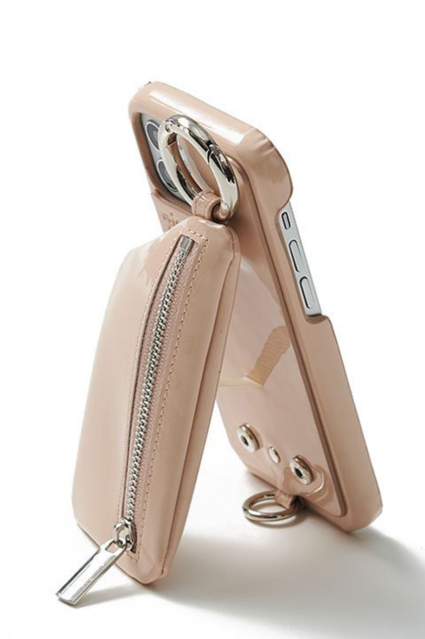 ajew(エジュー)｜iPhone14/14Pro ajew patent case shoulder/ベージュ