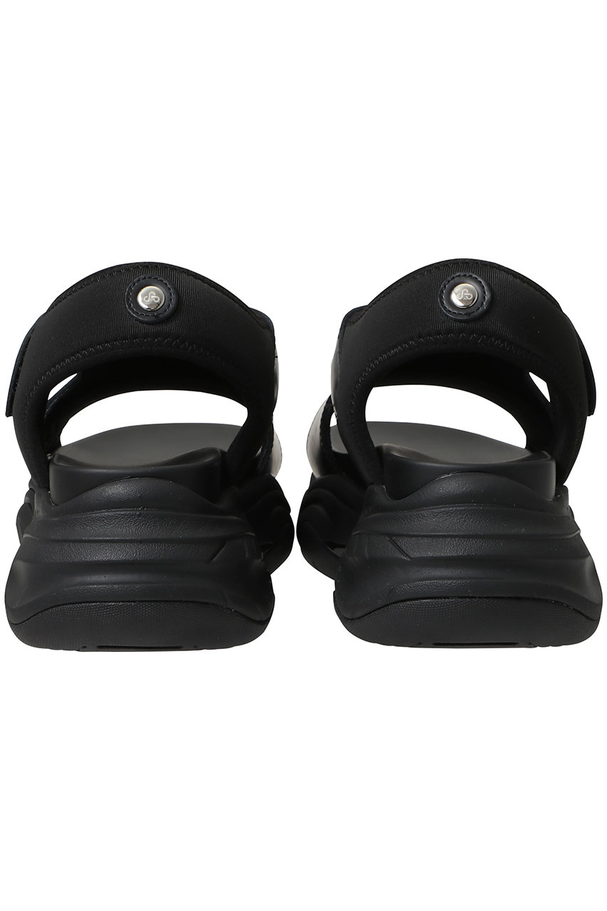 OAO(オーエーオー)｜MONOLITH ボリュームソールサンダル/ブラック の