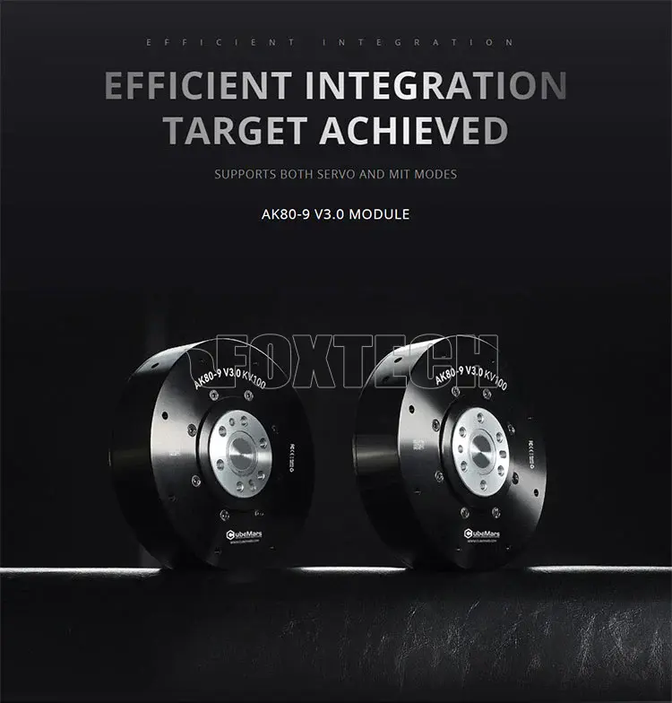 AK80-9 V3.0 KV100 Integrated Joint Motor | High-Torque Robotic