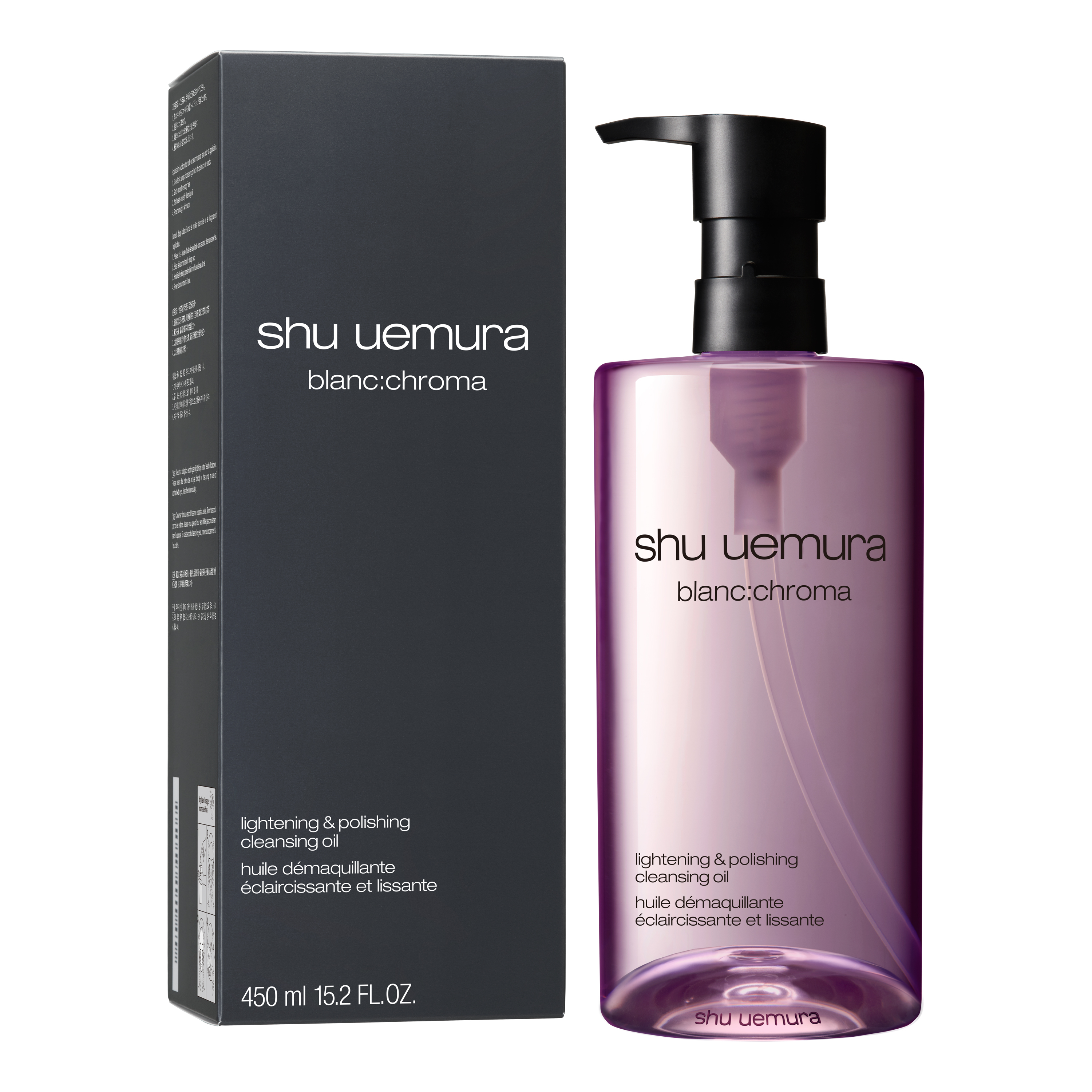 blanc:chroma lightening & polishing cleansing oil 450ML