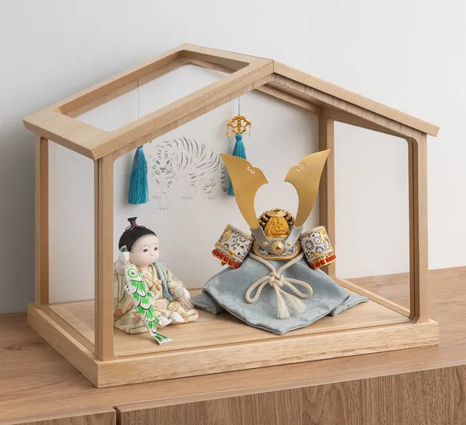 五月人形「旭（組み立てケース入）」｜五月人形の通販 ふらここ