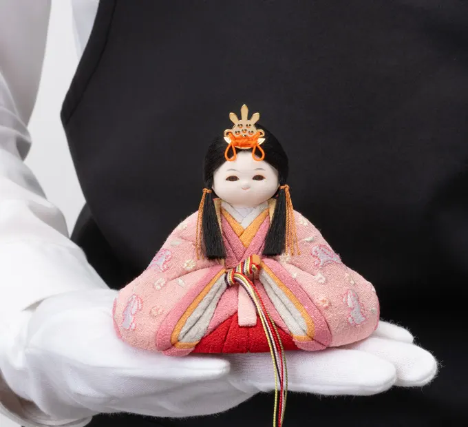 雛人形「まいまい 京刺繍・桃うさぎ」｜雛人形の通販 ふらここ