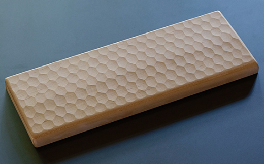 HHKB専用亀甲名栗メープル製パームレスト＆ルーフ 200g ／ 木製