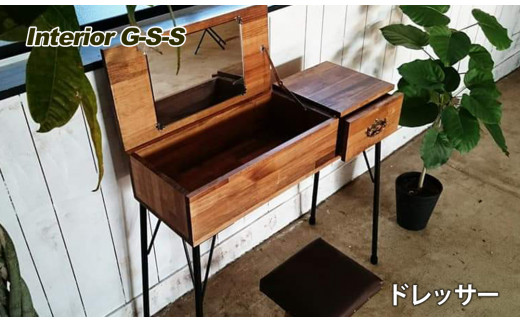 高野木工 レッチェ 80ドレッサーWO 北欧家具 ドレッサー ナチュラル