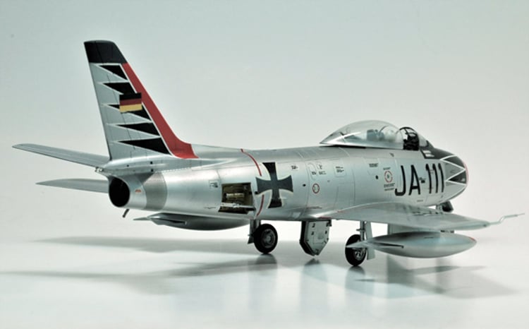 F-86F西ドイツ空軍機 1/48 ／ 模型 完成品 柏木崇男 茨城県 No.382