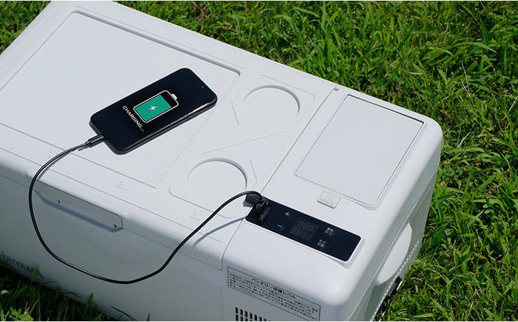 ポータブル冷蔵冷凍庫 15L 充電式 ポータブル冷蔵庫 IPD-B2A-W