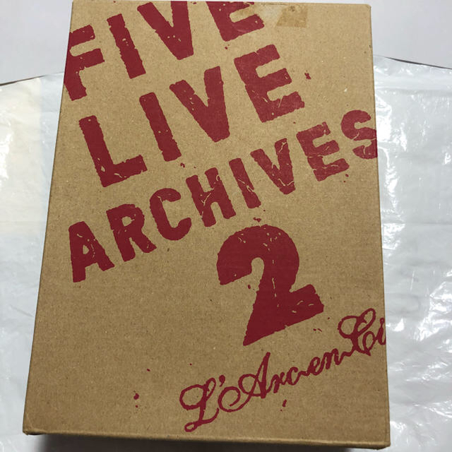ラルク【完全生産限定盤DVD5枚組】FIVE LIVE ARCHIVES2