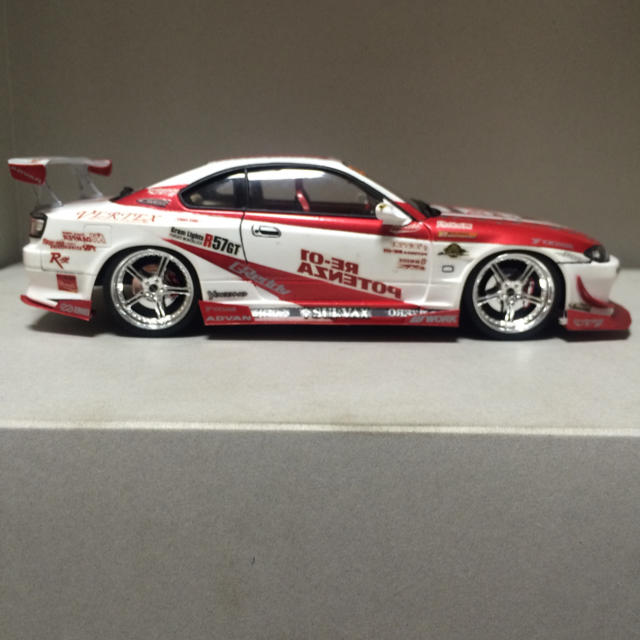 AOSHIMA - 1/24 青島 VERTEX S15シルビア 改 オリジナルD1グランプリ風