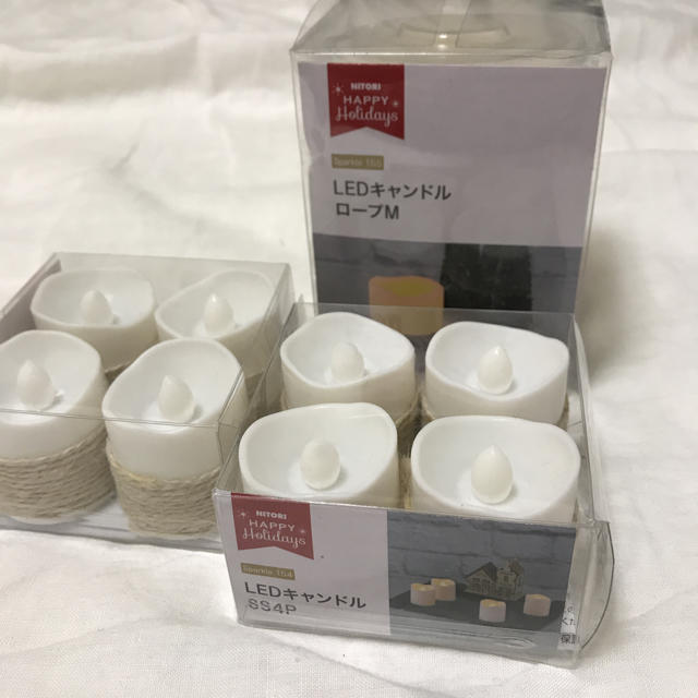 ニトリ - LEDキャンドル 2種類セットの通販 by rikki's shop｜ニトリ