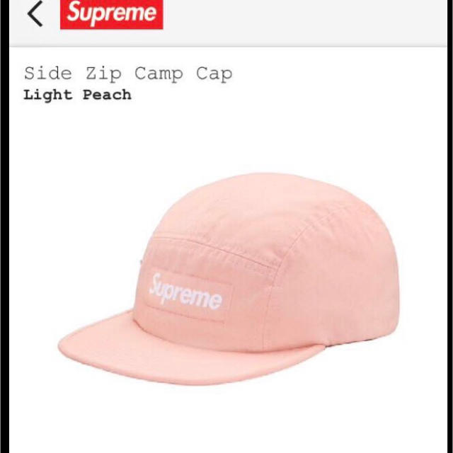 Supreme - Supreme キャップ ピンクの通販 by s's shop｜シュプリーム
