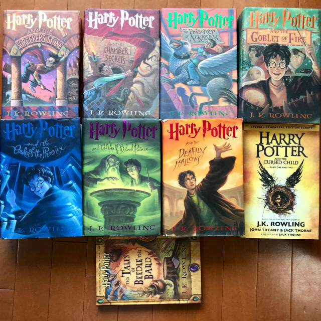 値下げ！】ハリーポッター全巻 +最新刊 洋書 オマケ付きの通販 by ネス