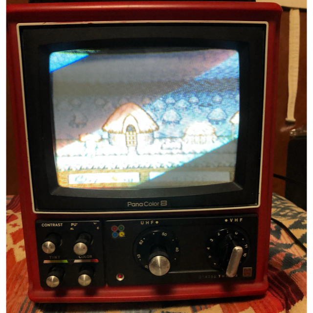 Panasonic - レトロ家電 ブラウン管テレビ ナショナル 74年製 完動品