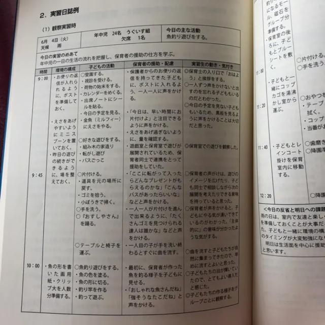 実習日誌の書き方の通販 by さとゆ｜ラクマ