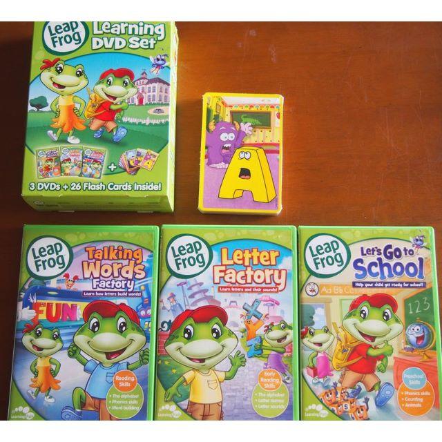 リープフロッグ 3DVDs＆未開封カード letter factory Leapの通販 by