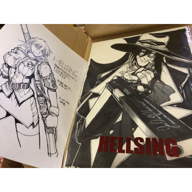 ヘルシング 複製原画 王立国教騎士団セットの通販 by さば｜ラクマ