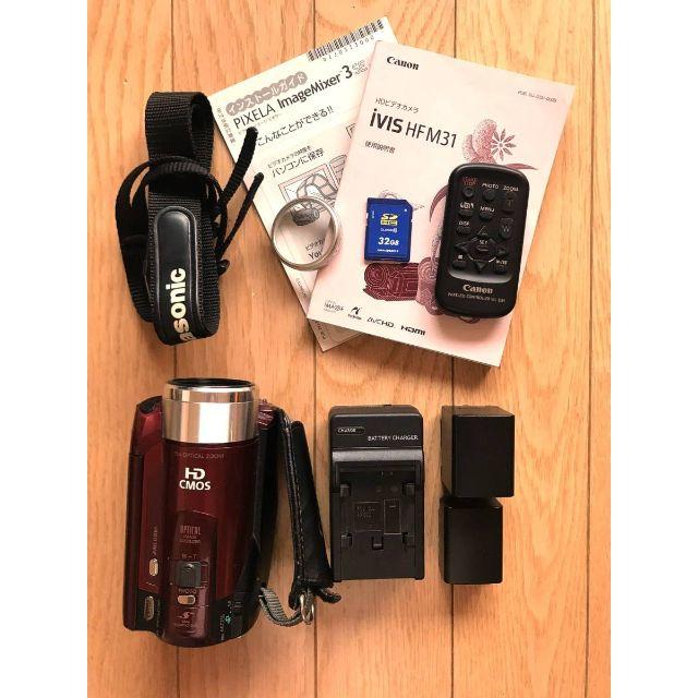 Canon - CANON ビデオカメラ iVIS HF M31 SDカード32GBほか付属の通販