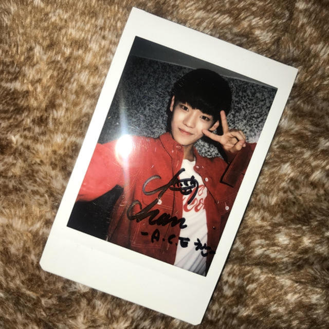 A.C.E チャン 直筆サイン入り ポラの通販 by 🐹🐹🐹｜ラクマ