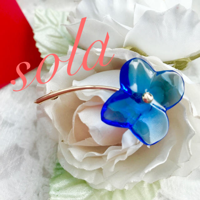 Baccarat - バカラ ブローチ オルテンシア750 【k18】ピンブローチ