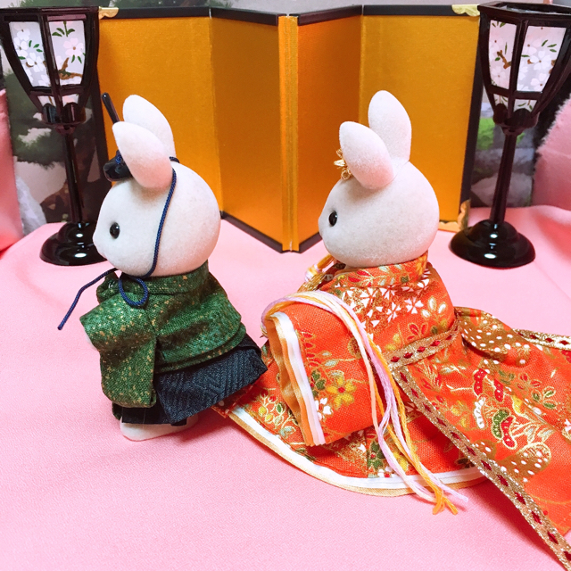 みさこ様専用】ハンドメイド ひな祭り シルバニアの通販 by ちゃちゃも