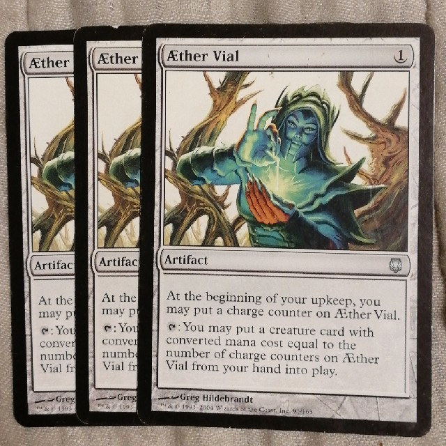 MTG 霊気の薬瓶 英語 4枚 霊気の薬瓶英語版4枚