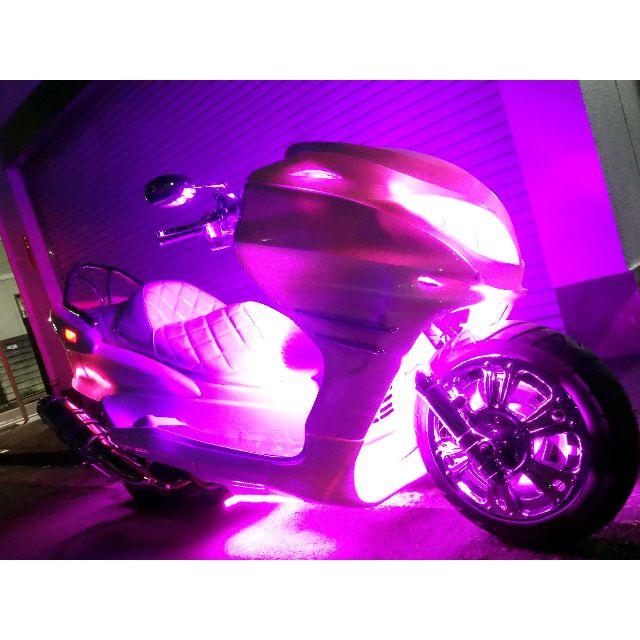 マジェスティC オールホワイト・ピンクLED・4スピーカー・メッキ