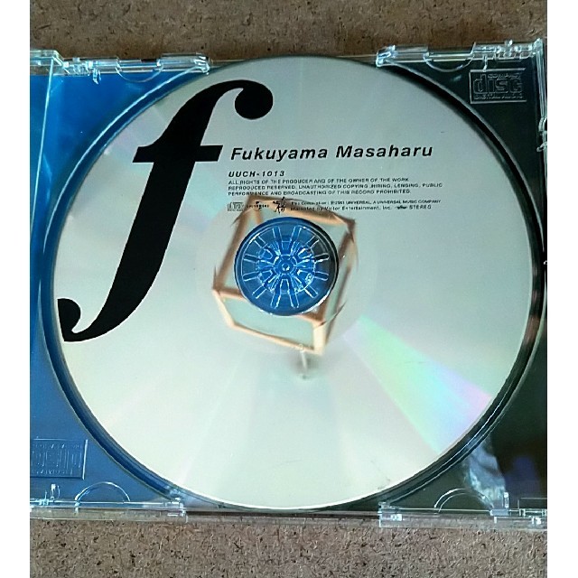 UNIVERSAL ENTERTAINMENT - 値下げ CD 福山雅治 fの通販 by たけワン's